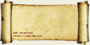 Anđela Damjanović vizit kartica